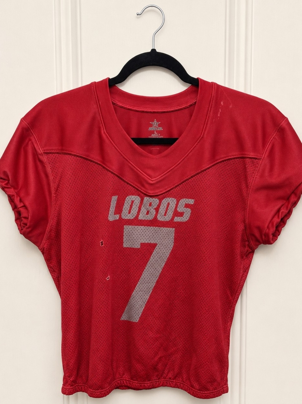 Authentic UNM Lobos Team-Issued #7 Football Jersey Douglas Adult Medium